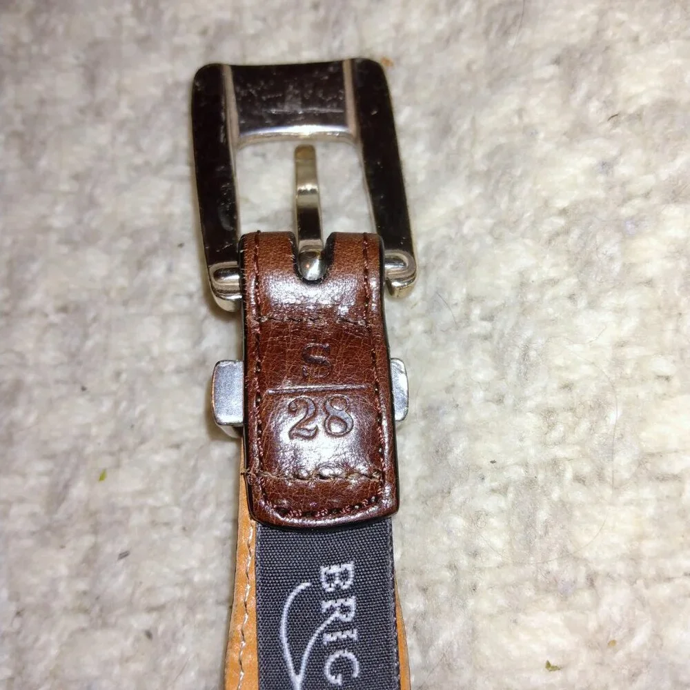 Brighton Multi Color Hair-On Leather Belt S/28 Southwestern Rodeo Vintage-Style